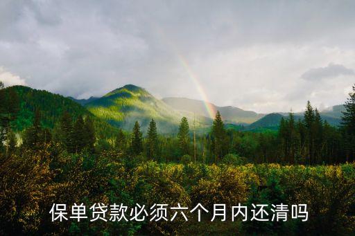 保單借款期限是多少