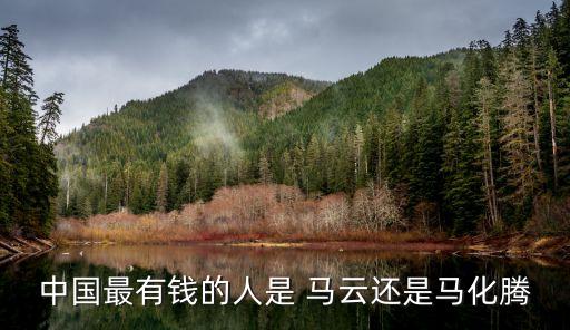中國最有錢的人是 馬云還是馬化騰