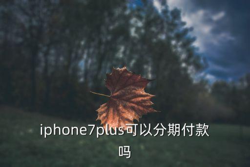 買個蘋果7分3期多少