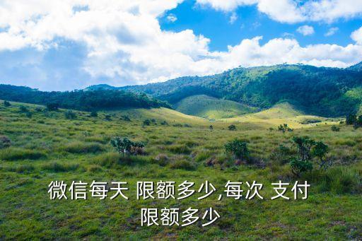 微信支付各行限額多少,微信零錢(qián)支付限額怎么解除