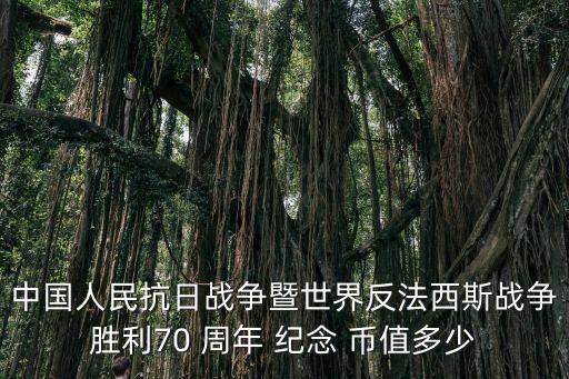中國(guó)人民抗日戰(zhàn)爭(zhēng)暨世界反法西斯戰(zhàn)爭(zhēng)勝利70 周年 紀(jì)念 幣值多少