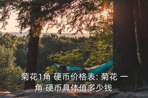  菊花1角 硬幣價格表: 菊花 一角 硬幣具體值多少錢