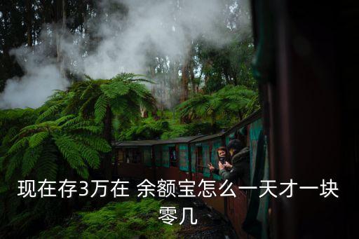 現(xiàn)在存3萬在 余額寶怎么一天才一塊零幾