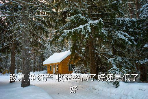 股票 凈資產(chǎn) 收益率高了好還是低了好
