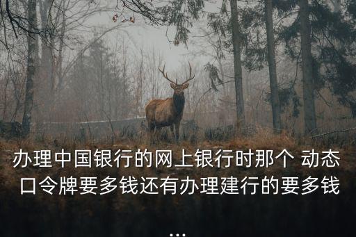 辦理中國銀行的網(wǎng)上銀行時那個 動態(tài) 口令牌要多錢還有辦理建行的要多錢...