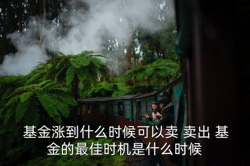  基金漲到什么時候可以賣 賣出 基金的最佳時機(jī)是什么時候