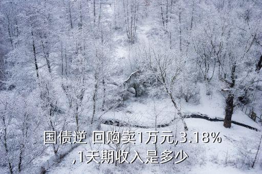 國債逆回購一張是多少錢