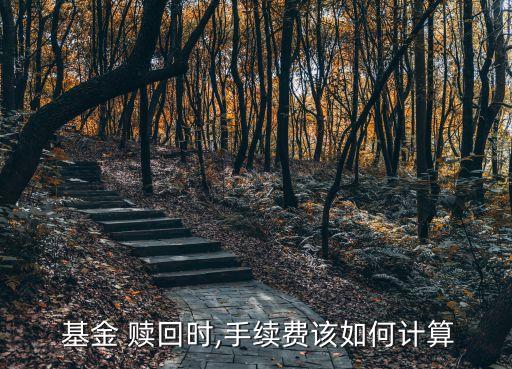  基金 贖回時,手續(xù)費該如何計算