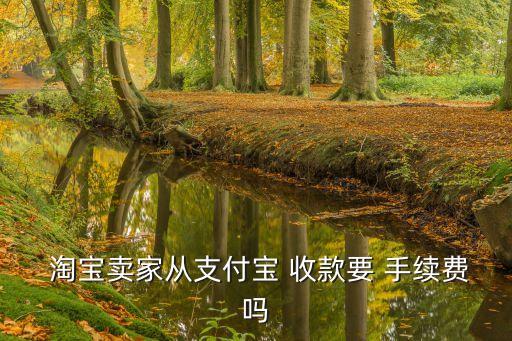  淘寶賣家從支付寶 收款要 手續(xù)費(fèi)嗎