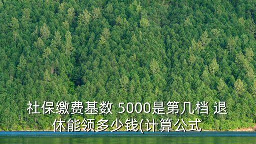 社保繳費基數(shù) 5000是第幾檔 退休能領(lǐng)多少錢(計算公式