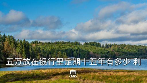 五萬放在銀行里定期十五年有多少 利息
