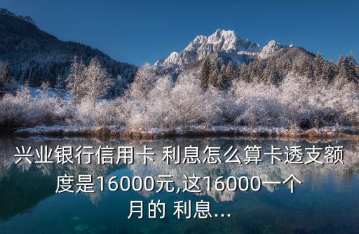 新 興 卡利息多少錢,興才計(jì)劃利息多少