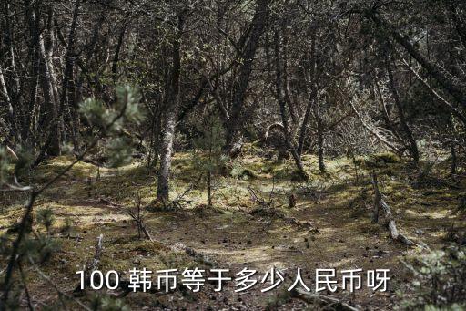 韓幣100值多少,100元的韓幣在中國(guó)值多少錢