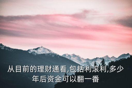 6%月復(fù)利多少年翻倍,復(fù)利多少年本金翻倍