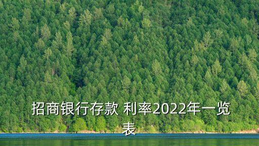 招商銀行5年定存利率是多少
