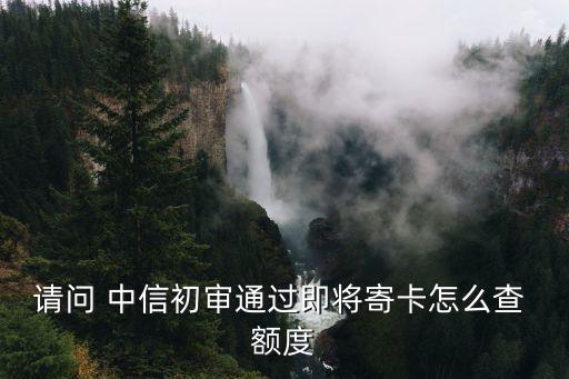 中信下卡了怎么查額度是多少