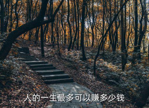 人的一生最多可以賺多少錢
