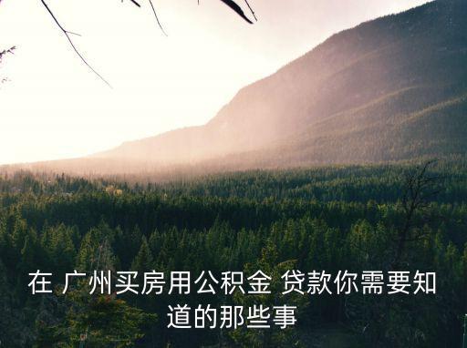 廣州貸款年齡是多少年,公積金貸款多少年與年齡有關(guān)系嗎?