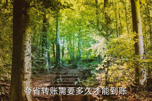 夸省轉(zhuǎn)賬需要多久才能到賬