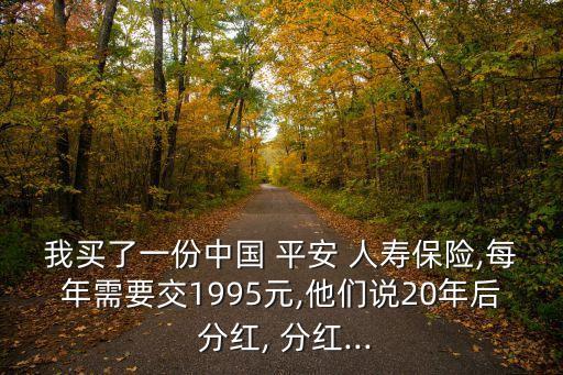 平安人壽分紅多少錢