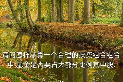 基金占比多少合并,夏普比多少是好基金