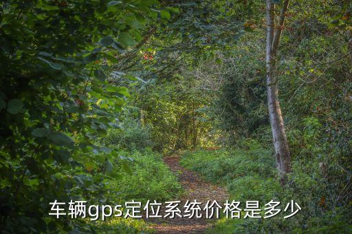 車輛gps定位系統(tǒng)價格是多少