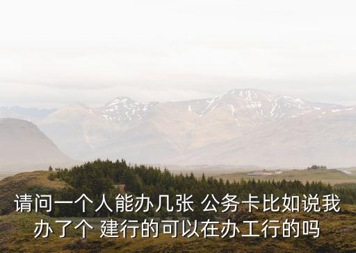 建行的公務(wù)卡多少額度嗎,建行公務(wù)卡額度怎么提高