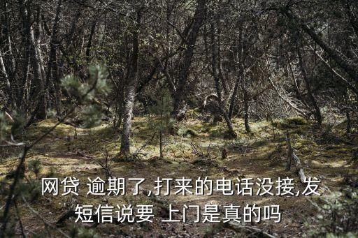  網(wǎng)貸 逾期了,打來的電話沒接,發(fā)短信說要 上門是真的嗎