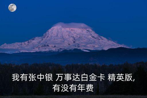 環(huán)球信用卡萬事達(dá)精英版年費(fèi)多少,工商銀行環(huán)球萬事達(dá)白金信用卡