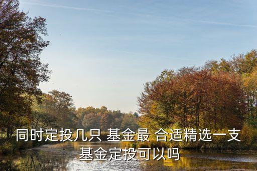 同時(shí)定投幾只 基金最 合適精選一支 基金定投可以嗎
