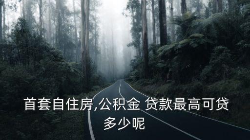 首套房子可以貸款多少,外省有套房子貸款了還算首套