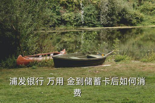 浦發(fā)銀行 萬用 金到儲蓄卡后如何消費