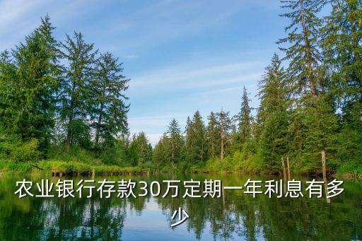 2015降息后農行多少