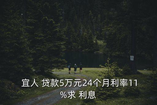 宜人貸貸款5萬利息多少,貸款貸20萬利息是多少