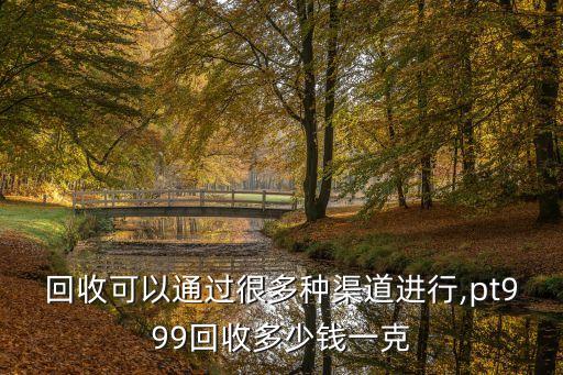 回收可以通過很多種渠道進(jìn)行,pt999回收多少錢一克