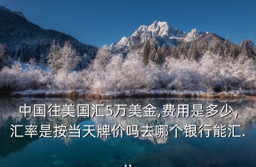 中國(guó)往美國(guó)匯5萬(wàn)美金,費(fèi)用是多少,匯率是按當(dāng)天牌價(jià)嗎去哪個(gè)銀行能匯...