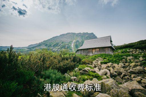 港股通收費標(biāo)準(zhǔn)