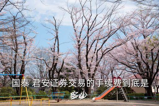 北京國泰君安傭金多少,國泰君安傭金是萬幾