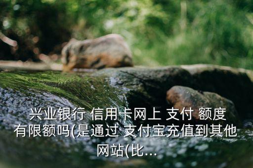 支付寶網(wǎng)申興業(yè)信用卡額度多少,網(wǎng)申興業(yè)信用卡通過后怎樣查詢額度