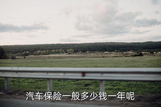 汽車保險一般多少錢一年呢