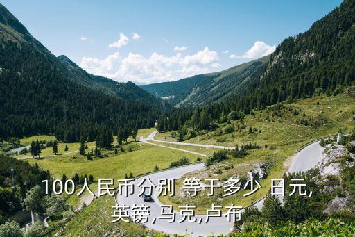 一百RMB等于多少日元,一百rmb是多少日元