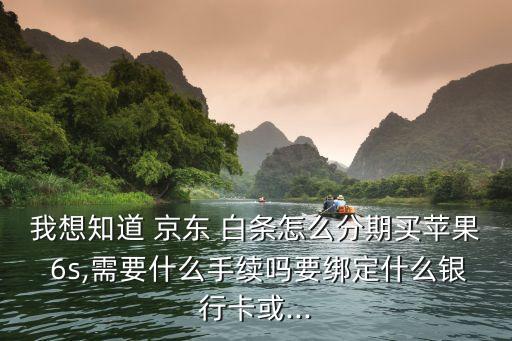 京東白條6s分期付款多少錢,如何使用京東白條分期付款