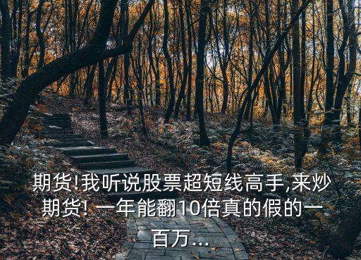 做期貨一年翻多少倍,期貨一年翻10倍厲害嗎