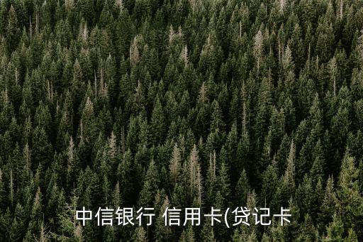  中信銀行 信用卡(貸記卡