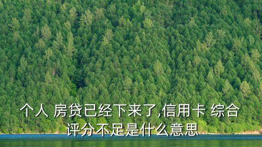 房貸 綜合評分 要多少,房貸綜合評分不足可以再次提交申請嗎