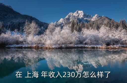 上海年收入多少錢(qián),上海收入多少錢(qián)個(gè)人所得稅不用補(bǔ)稅