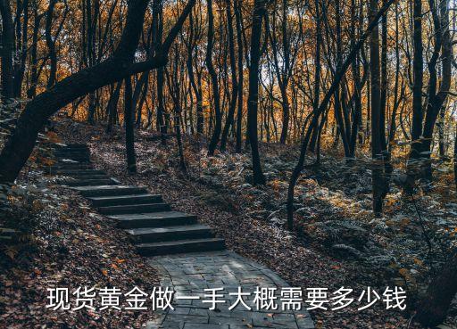 現(xiàn)貨黃金做一手大概需要多少錢