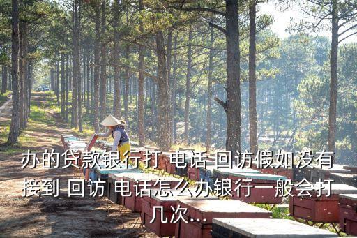 辦的貸款銀行打 電話 回訪假如沒有接到 回訪 電話怎么辦銀行一般會打幾次...