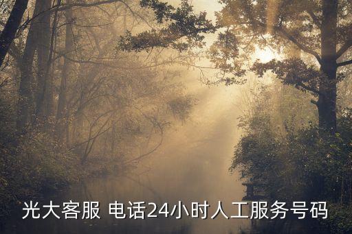 光大客服 電話24小時(shí)人工服務(wù)號(hào)碼