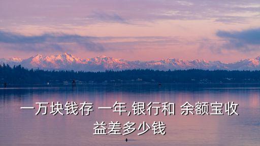 10000塊放在余額寶一年多少利息